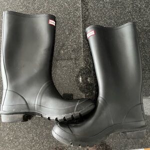 Black Hunter Rainboots, Size 11